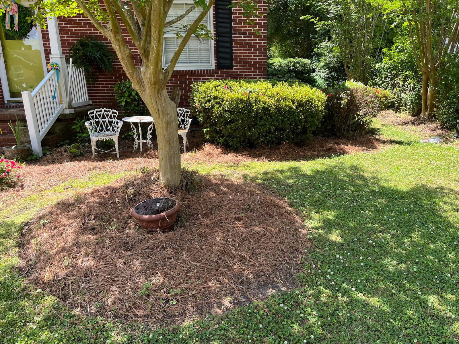 After yard cleanup in Chadbourn NC